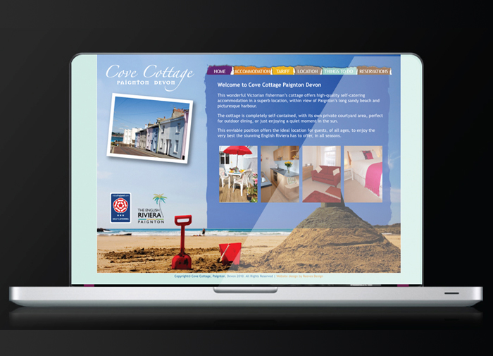 Cove Cottage Paignton Website Development