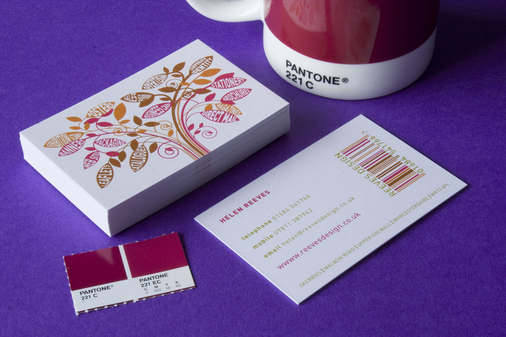 Reeves Design Pantone 221 C Reeves Design Pantone 221 C