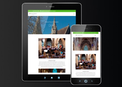 Christ Church Malvern Website Development